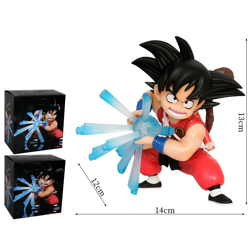 Mô Hình Nhân Vật son goku kakarotto kamehameha Trong dragon ball z 13cm Bằng pvc