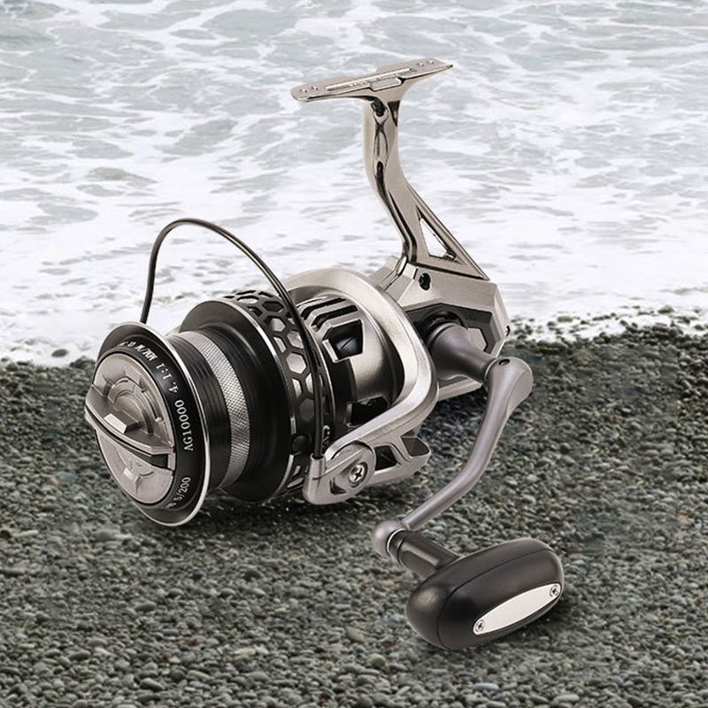 Guồng Quay Dây Câu Cá 25kg 6500-12000 Bằng Kim Loại