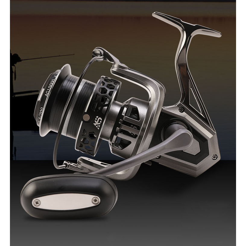 Guồng Quay Dây Câu Cá 25kg 6500-12000 Bằng Kim Loại