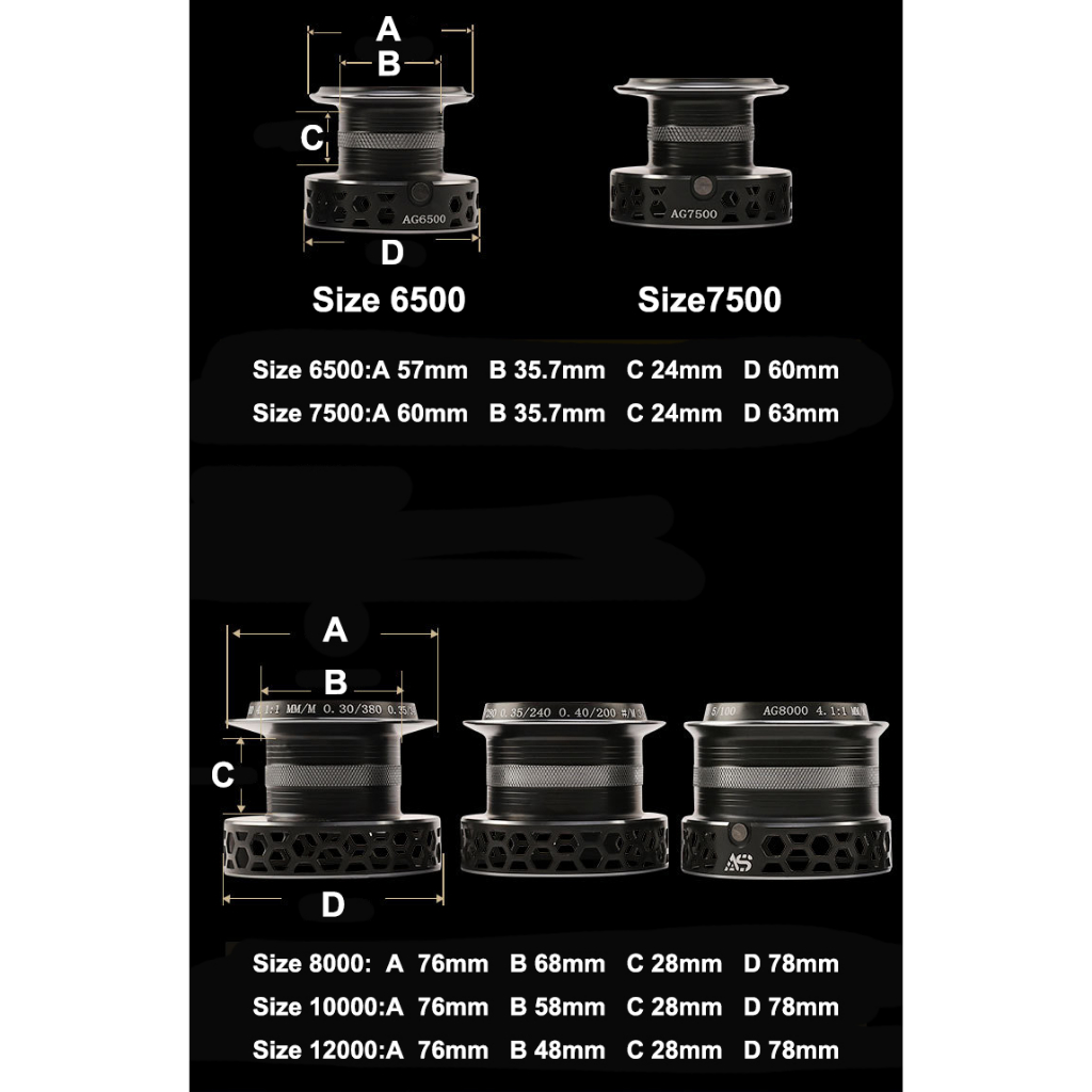 Guồng Quay Dây Câu Cá 25kg 6500-12000 Bằng Kim Loại