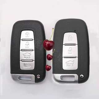 Bao da chìa khóa thông minh 3 / 4 nút bấm thay thế cho xe hyundai & kia vỏ