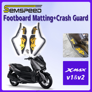  【SEMSPEED Gác Chân Nhám Cho Xe Máy Yamaha XMAX v2 XMAX250 XMAX300 v1   v2 2018-2024 