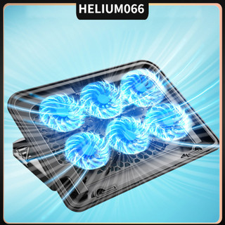 Đế giá đỡ quạt tản hút nhiệt, Đế Tản Nhiệt Laptop cho laptop từ 13 đến 187 inch 6 quạt Helium066