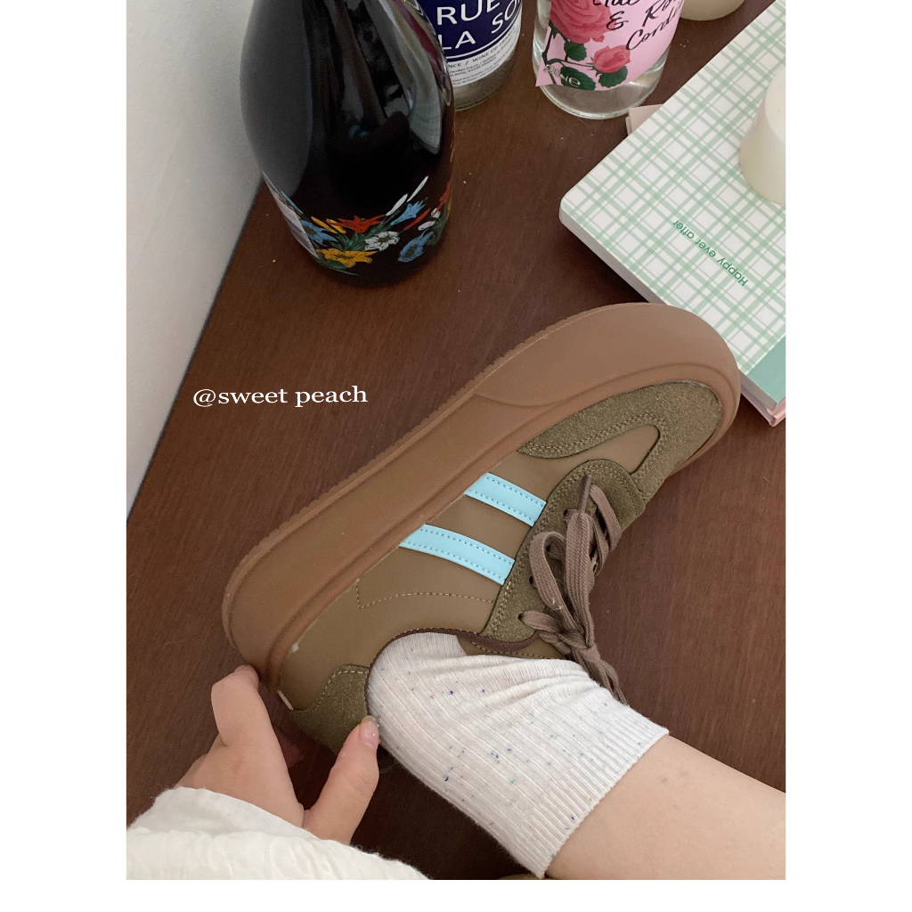Giày Thể Thao Đế Dày Thời Trang Mùa Thu 2023 Phong Cách retro Mỹ Cho Nữ
