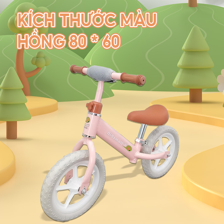 Xe Đạp Cân Bằng Thiết Kế Xinh Xắn Dành Cho Bé 3-6 - 8 Tuổi