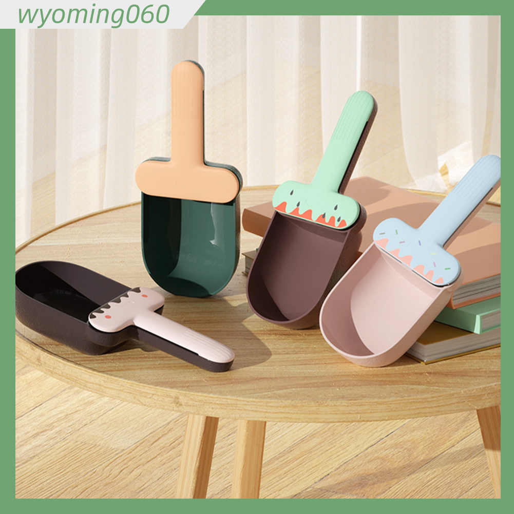 Thức Ăn Cho Thú Cưng Thìa Hình Kem Dễ Thương Công Suất Lớn Chó Muỗng Có Kín Kẹp Mèo 【Wyoming060】
