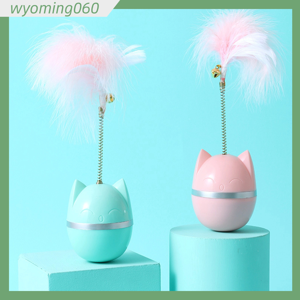 Đồ Chơi Lông Mèo Tương Tác Ngộ Nghĩnh Xoay 360 Độ Teaser Có Chuông Cho Trong Nhà Tại 【Wyoming060】