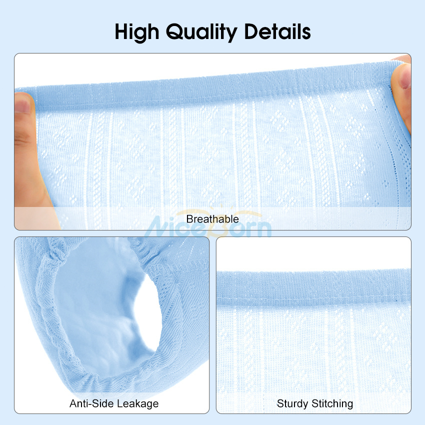 Quần Tã Vải Chống Nước Chống Rò Rỉ Có Thể Giặt Sạch Dành Cho Trẻ Sơ Sinh