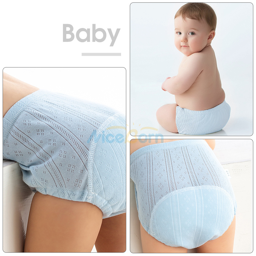 Quần Tã Vải Chống Nước Chống Rò Rỉ Có Thể Giặt Sạch Dành Cho Trẻ Sơ Sinh