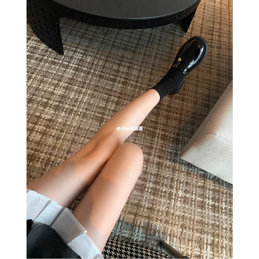 Giày Lười Da Đế Dày Thời Trang Cho Nữ