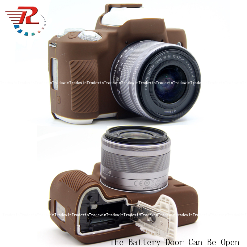 Vỏ Bọc Thân camera Bằng Silicon Mềm Cho canon eos m50 M500