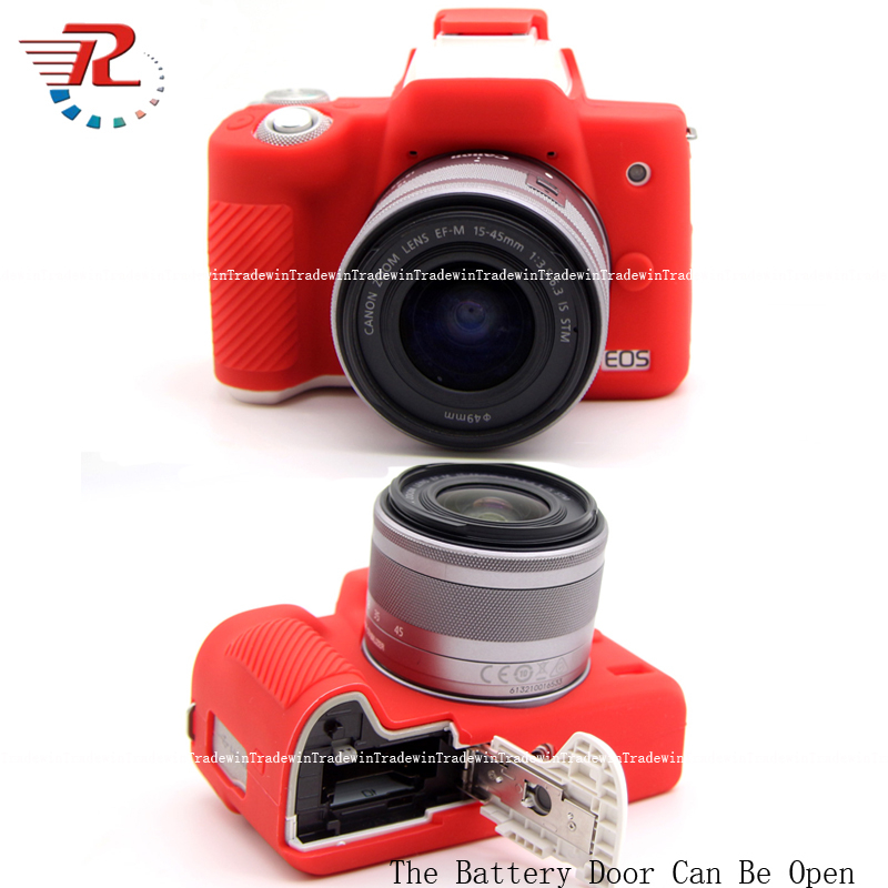 Vỏ Bọc Thân camera Bằng Silicon Mềm Cho canon eos m50 M500