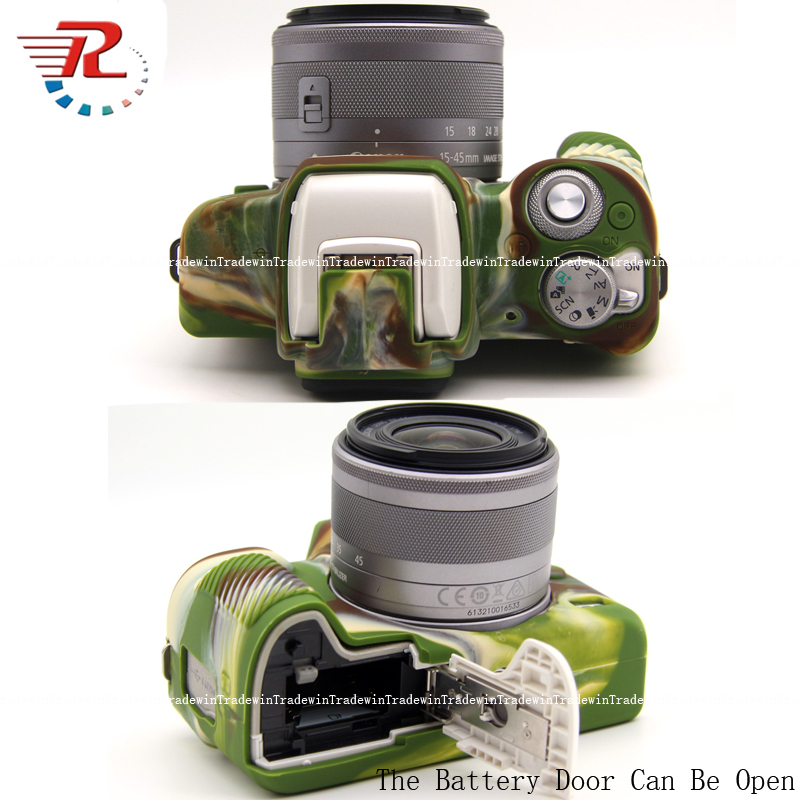 Vỏ Bọc Thân camera Bằng Silicon Mềm Cho canon eos m50 M500