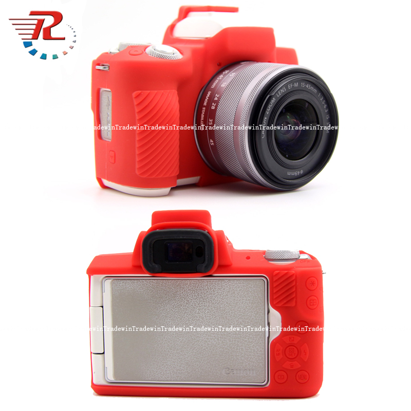 Vỏ Bọc Thân camera Bằng Silicon Mềm Cho canon eos m50 M500