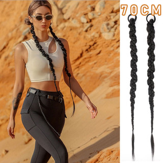 [magpie] Tóc Giả Thắt Bím Đuôi Ngựa Dài 70cm Kiểu Bện Sợi Đuôi Ngựa Tự Nhiên Mát Mẻ Ngọt Ngào Cho Nữ