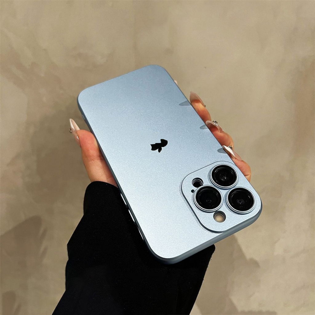 Ốp Điện Thoại Cứng Màu Nhám 6d Cho iphone 15 pro max iphone 11 11pro 12 13 14 pro max