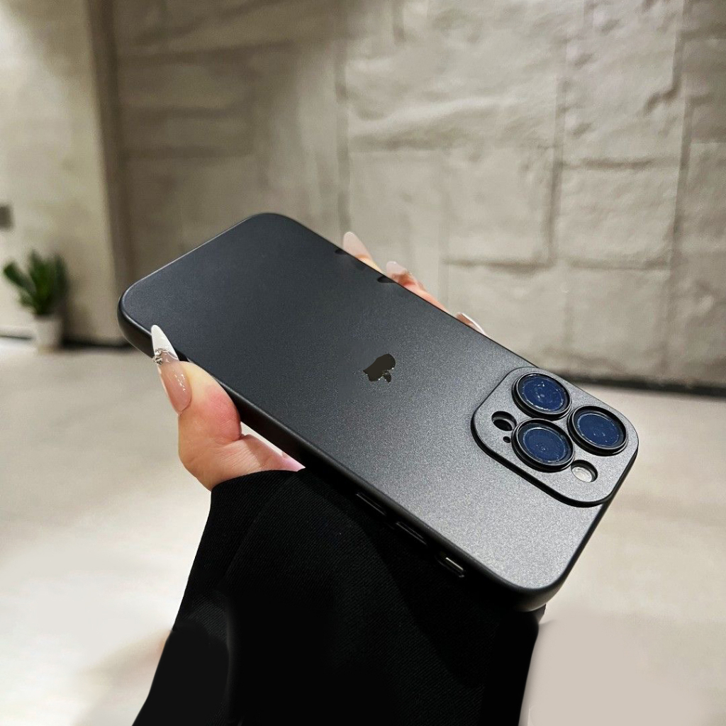 Ốp Điện Thoại Cứng Màu Nhám 6d Cho iphone 15 pro max iphone 11 11pro 12 13 14 pro max
