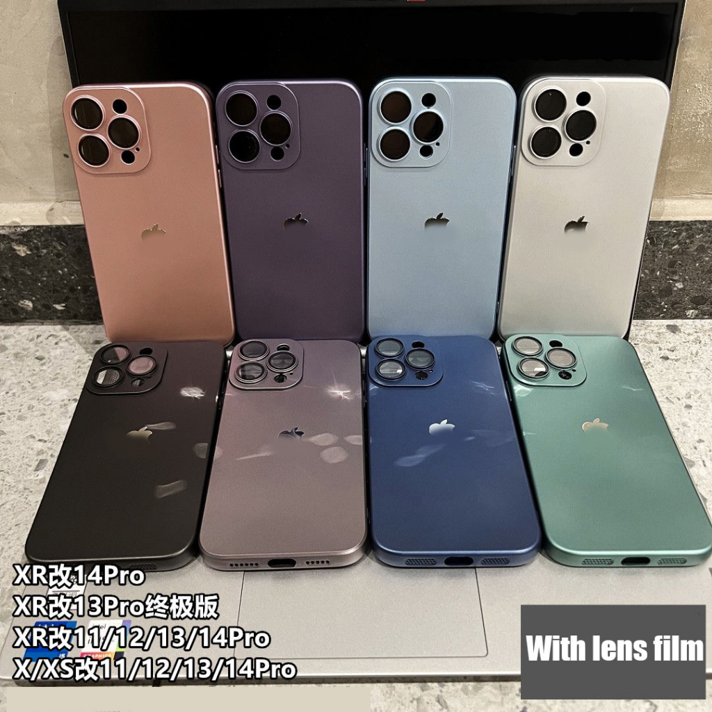 Ốp Điện Thoại Cứng Màu Nhám 6d Cho iphone 15 pro max iphone 11 11pro 12 13 14 pro max