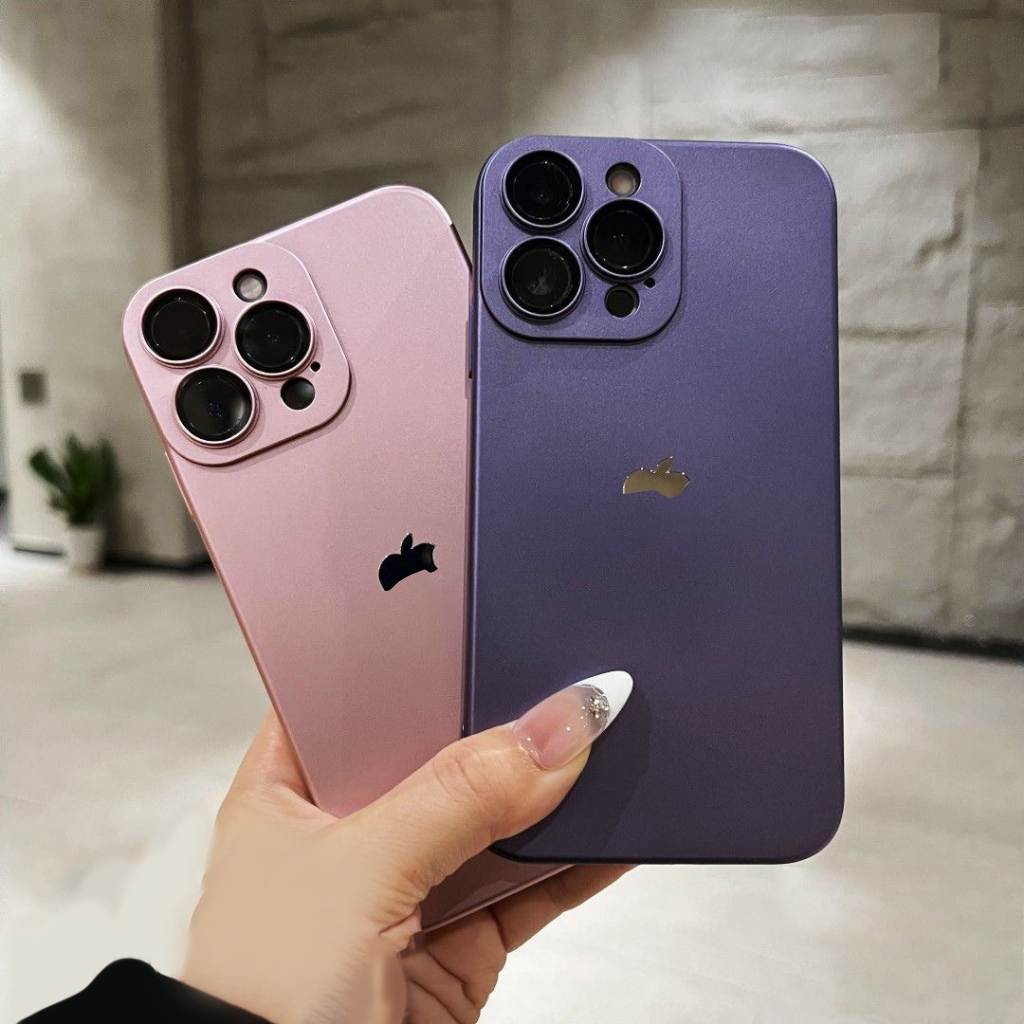 Ốp Điện Thoại Cứng Màu Nhám 6d Cho iphone 15 pro max iphone 11 11pro 12 13 14 pro max