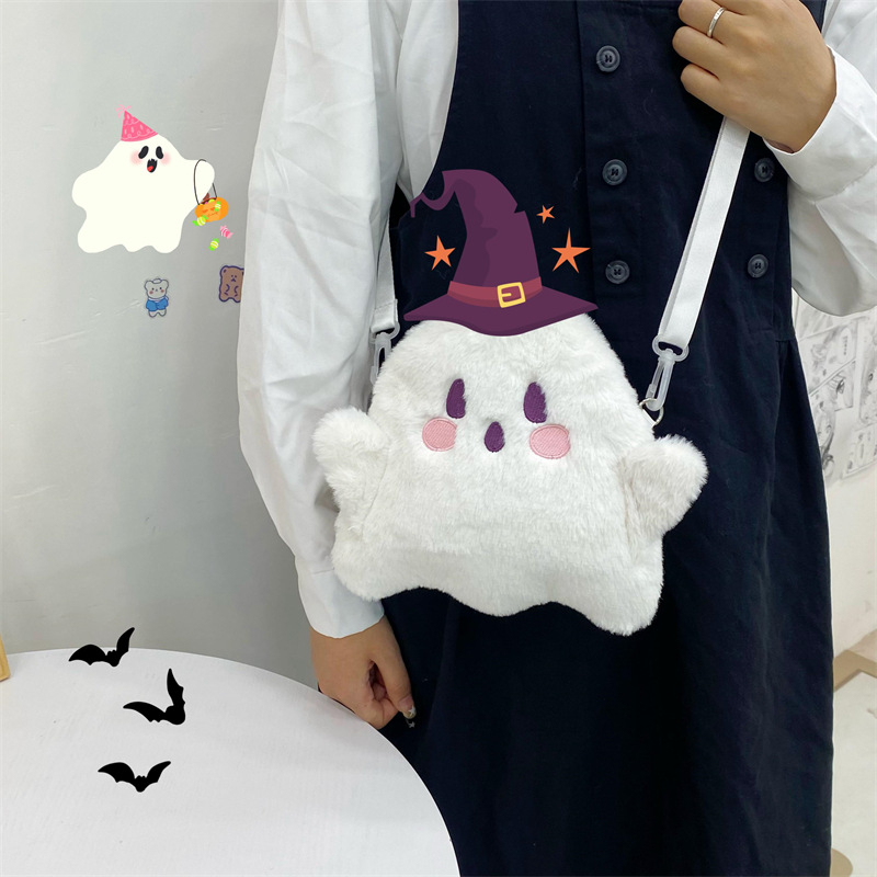 Mr.puffer Túi Đeo Chéo Vai Bằng Vải Bông Chống Ma Thời Trang Nhật Bản Dễ Thương Làm Quà halloween Dành Cho Bạn Nữ