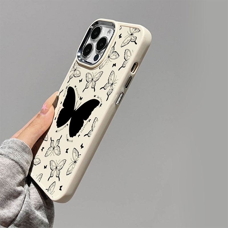 Ốp Điện Thoại Mềm Họa Tiết Bươm Bướm Cho iphone 11promax x xs max 11 12 12promax 14promax 8plus 7plus 13 15 15promax 14 13promax
