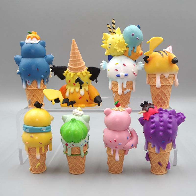 Set 8 Mô Hình Đồ Chơi Nhân Vật Trong pokemon 8-11.5cm