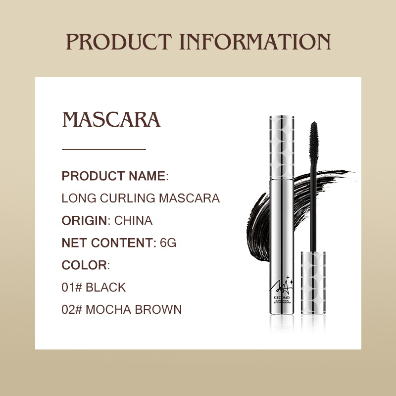Mascara Màu Đen Nhanh Khô Chống Thấm Nước Lâu Trôi Chuốt Dài Dày Và Cong Mi Tự Nhiên