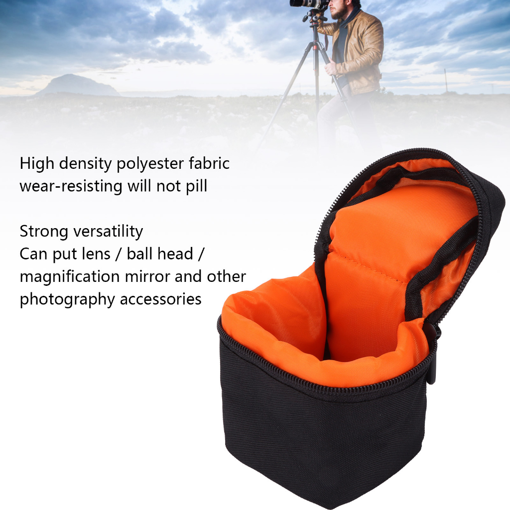 1buycart1 len filter  Thickened Compression Shockproof Lens Bag SLR Micro Single Photography