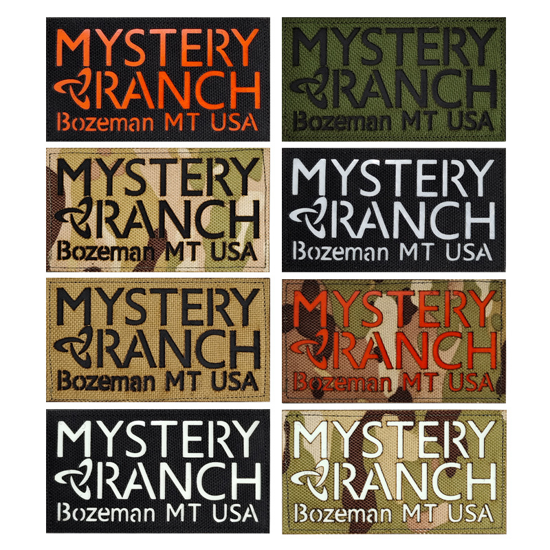 Mystery Ranch IR Phản Quang Tiếng Anh Khắc Laser Băng Tay Vải Miếng Dán Quần Áo Phụ Kiện Miếng Dán