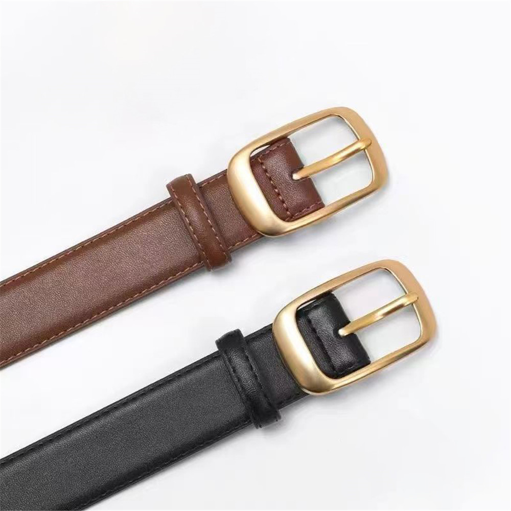 SmileFairyCCThắt Lưng Da pu Khóa Cài Vuông Cho Nữ