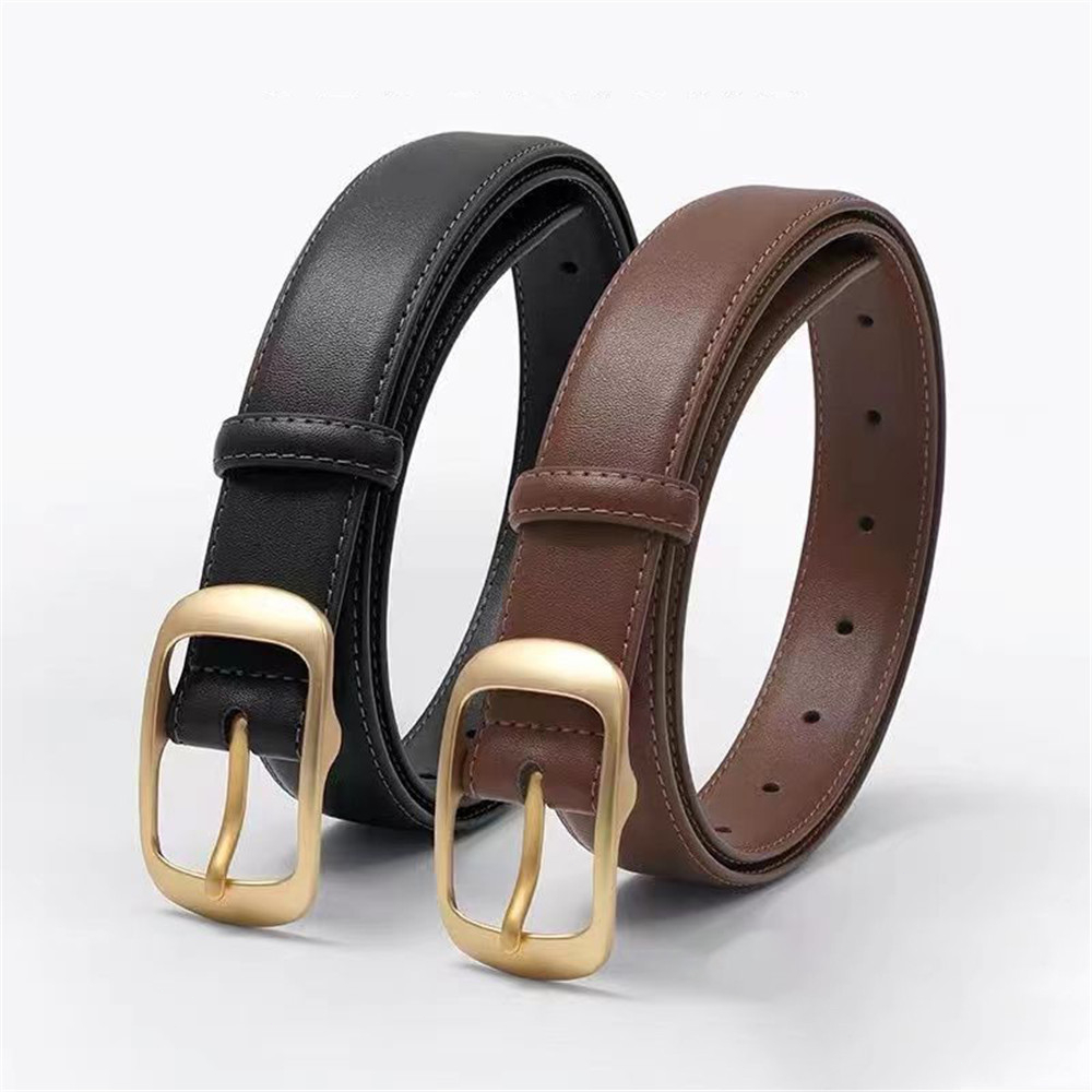 SmileFairyCCThắt Lưng Da pu Khóa Cài Vuông Cho Nữ