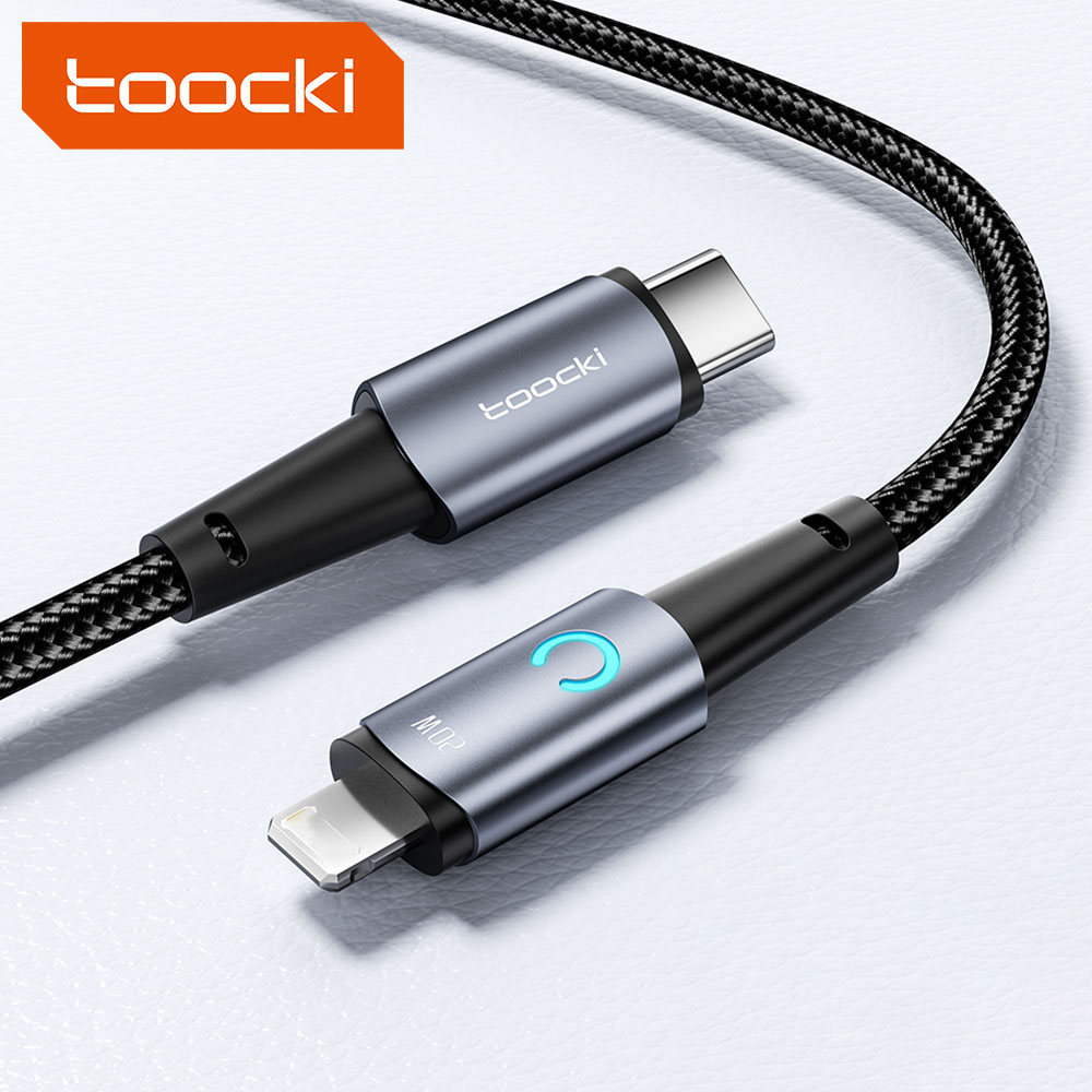 Toocki PD 20W USB C đến L Cáp sạc nhanh Loại cáp dữ liệu C đến lPH