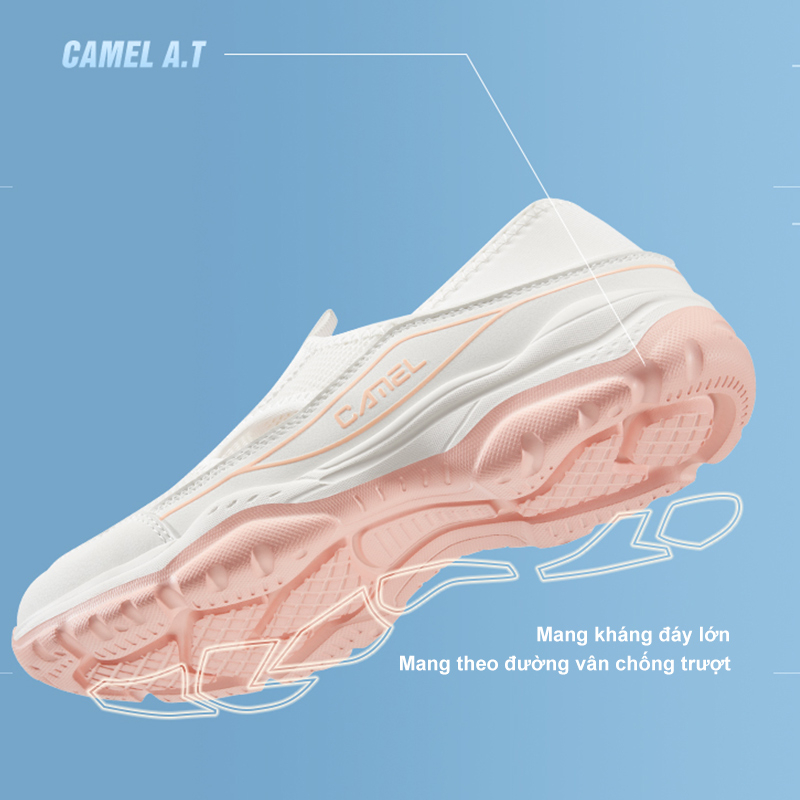 CAMEL SPORTS Giày Thể Thao Nhẹ Nhàng Thoáng Khí Thoải Mái Thời Trang Cho Nữ