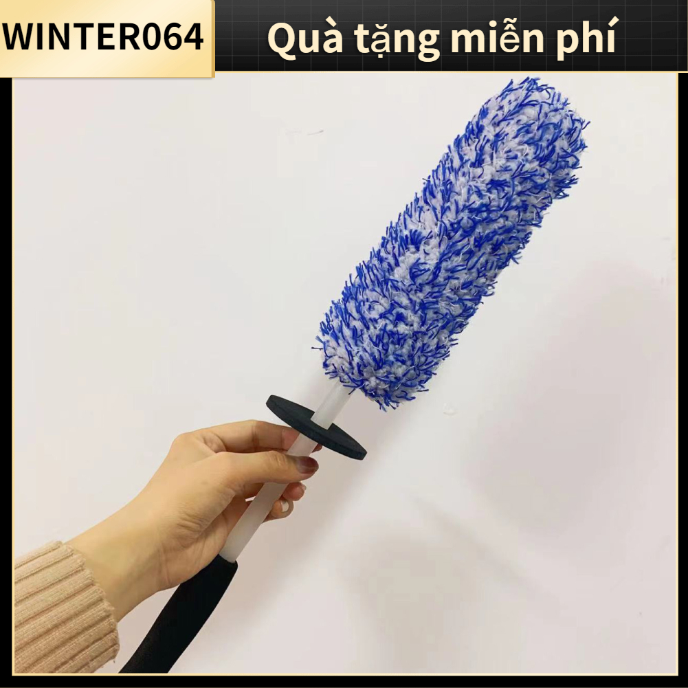 Bàn chải bánh xe ô tô làm sạch chi tiết vành bằng sợi nhỏ mềm dành cho