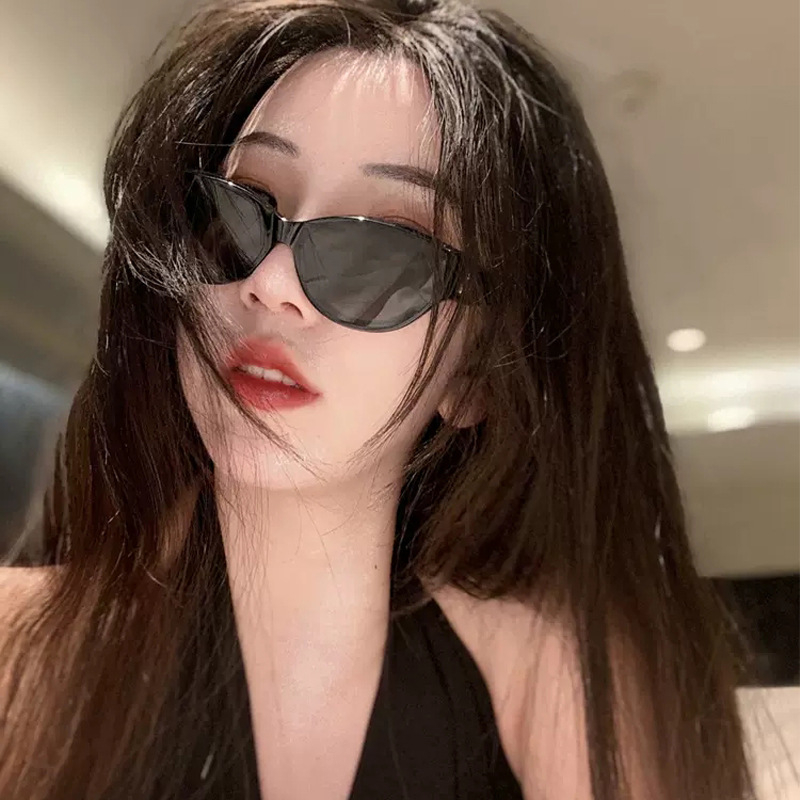 Kính Mát Hình oval Chống Tia uv Thời Trang Hàn Quốc Cho Nam Nữ