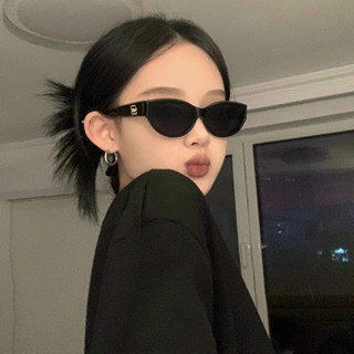 Kính Mát Hình oval Chống Tia uv Thời Trang Hàn Quốc Cho Nam Nữ