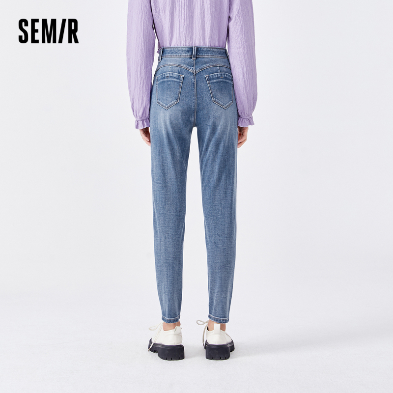 Semir Quần Jean Dài Ngang Mắt Cá Chân Dáng Ôm Phong Cách Hàn Quốc Dành Cho Bạn Nữ