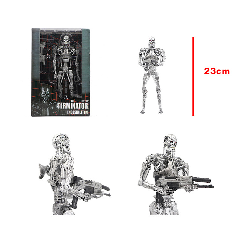 Mô Hình robot 18cm t-800 arnold schwarzenegger human 2: judgment day