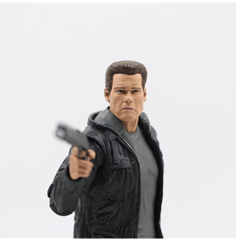 Đồ Chơi Mô Hình Nhân Vật neca Termminator 2: 23cm t-800 arnold schwarzenegger Bằng pvc Sưu Tầm