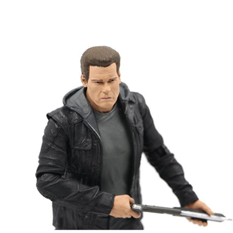 Đồ Chơi Mô Hình Nhân Vật neca Termminator 2: 23cm t-800 arnold schwarzenegger Bằng pvc Sưu Tầm