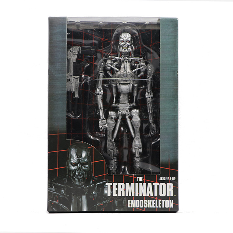 Mô Hình robot 18cm t-800 arnold schwarzenegger human 2: judgment day