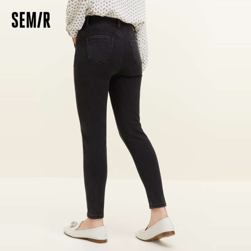 Semir Quần Jean Dài Ngang Mắt Cá Chân Dáng Ôm Phong Cách Hàn Quốc Dành Cho Bạn Nữ