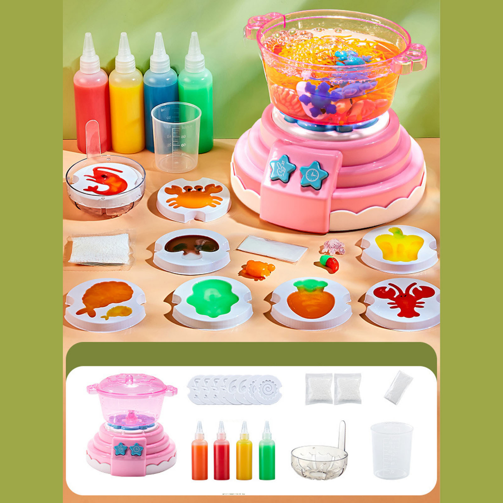 * Trẻ em máy làm nồi lẩu đồ chơi nấu ăn với giả bong bóng âm thanh ánh sáng mô phỏng tự cho bé nhà bếp MARGIE S.