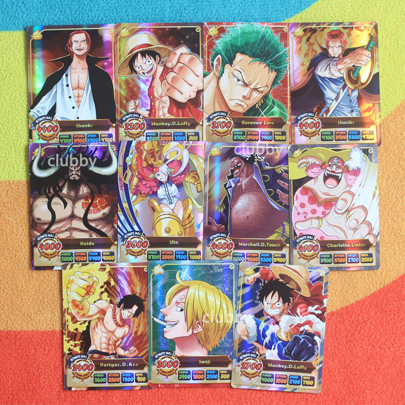 Bộ50 thẻ một mảnh luffy chopper sanji nami one piece thẻ phim hoạt hình