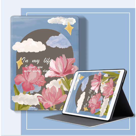 Bao Da Máy Tính Bảng Thông Minh In Hình Hoa Cho redmi pad se 11 inch xiaomi mi pad 5 6 pro 11 inch redmi pad 10.61