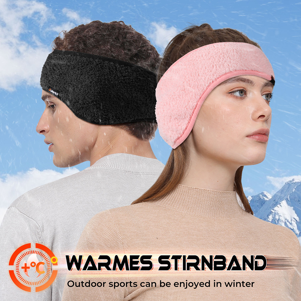 GUMAO Băng đô thể thao mùa đông Băng đô tóc Bandana Tập yoga ngoài trời Chạy Sweatband