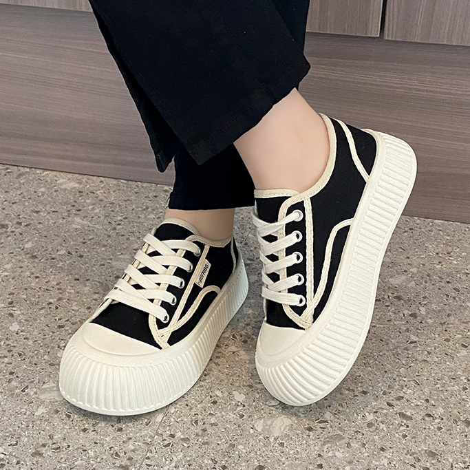 Phiên bản hàn quốc giày vải nữ mùa hè phong cách mới all-match sinh viên phẳng chạy giày thể thao giày thường phụ nữ