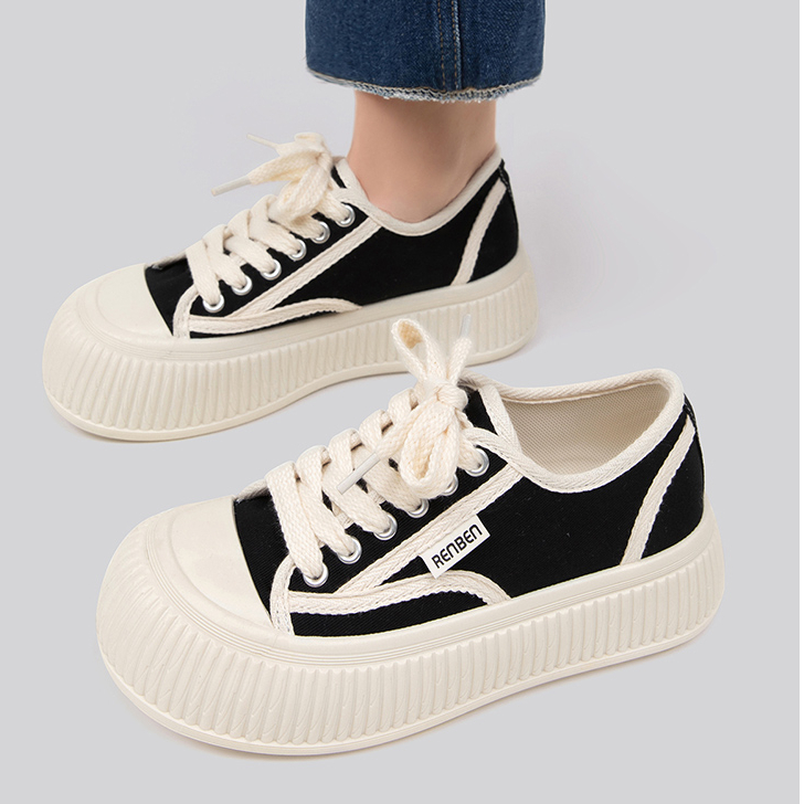 Phiên bản hàn quốc giày vải nữ mùa hè phong cách mới all-match sinh viên phẳng chạy giày thể thao giày thường phụ nữ
