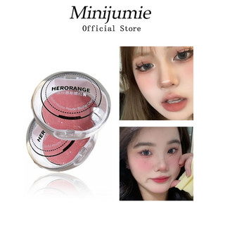 Phấn Má Hồng Herorange Đơn Sắc Nhẹ Nhàng Trang Điểm Tự Nhiên Cho Người Mới Bắt Đầu Phấn má hồng mịn lì chuẩn màu