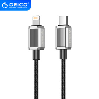 Dây sạc ORICO USB C sang Lightning Đầu hợp kim kẽm Cáp Nylon 29W cho iPhone 15 14 13 Pro 12 Pro Max 12 11 X XS, AirPods Pro (GQZ29)